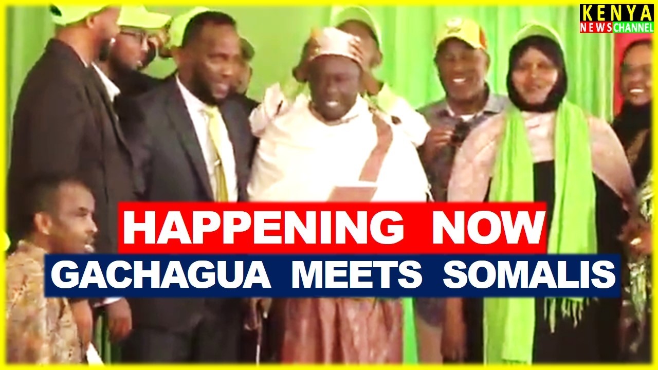 LIVE - Rigathi Gachagua hosts Somali Community at Wamunyoro after Aden Duale remarks