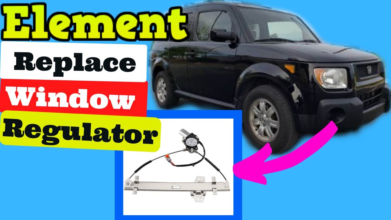 Honda Element-- How to Replace Window Regulator Motor 2003-2010