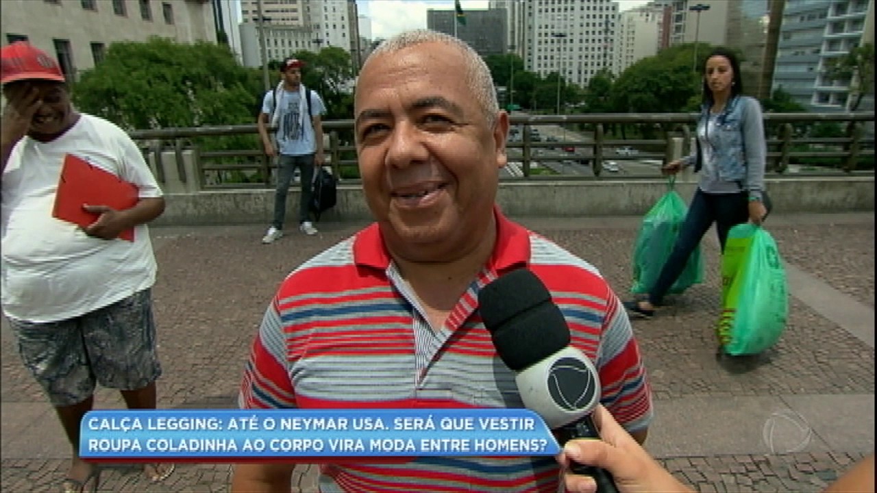 Nova tendência? Calça legging vira moda entre os homens