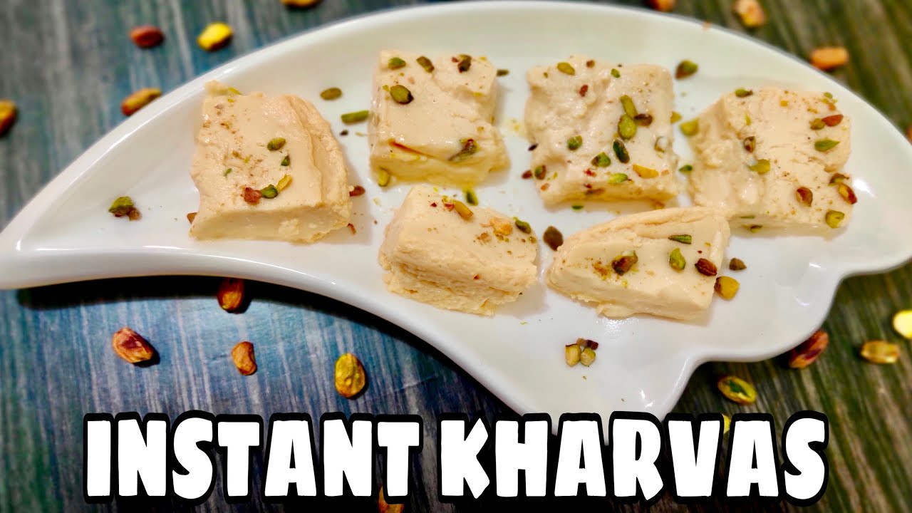Instant kharvas | how to make kharvas | soft kharvas in pressure cooker | Junnu recipe