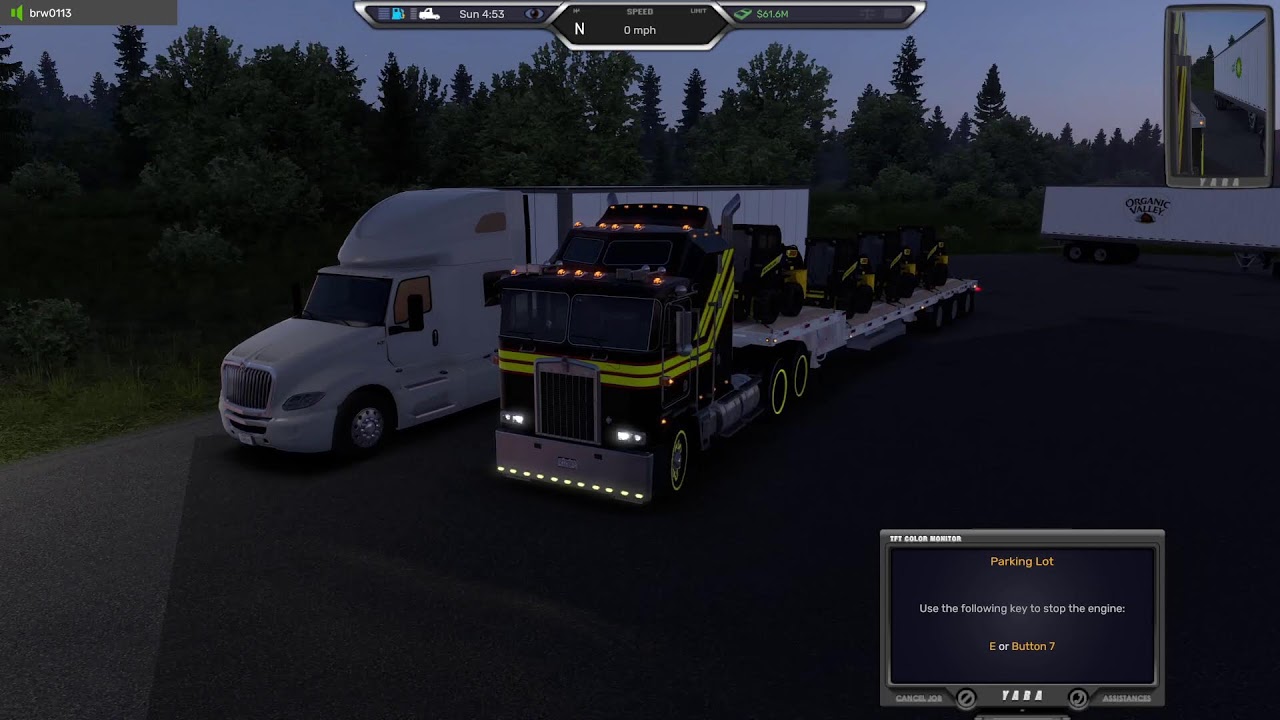 A.T.S...LIVE....Featuring...Kenworth K100E Cab Over x Cummins N14 544 hp Eng...Log Hauling