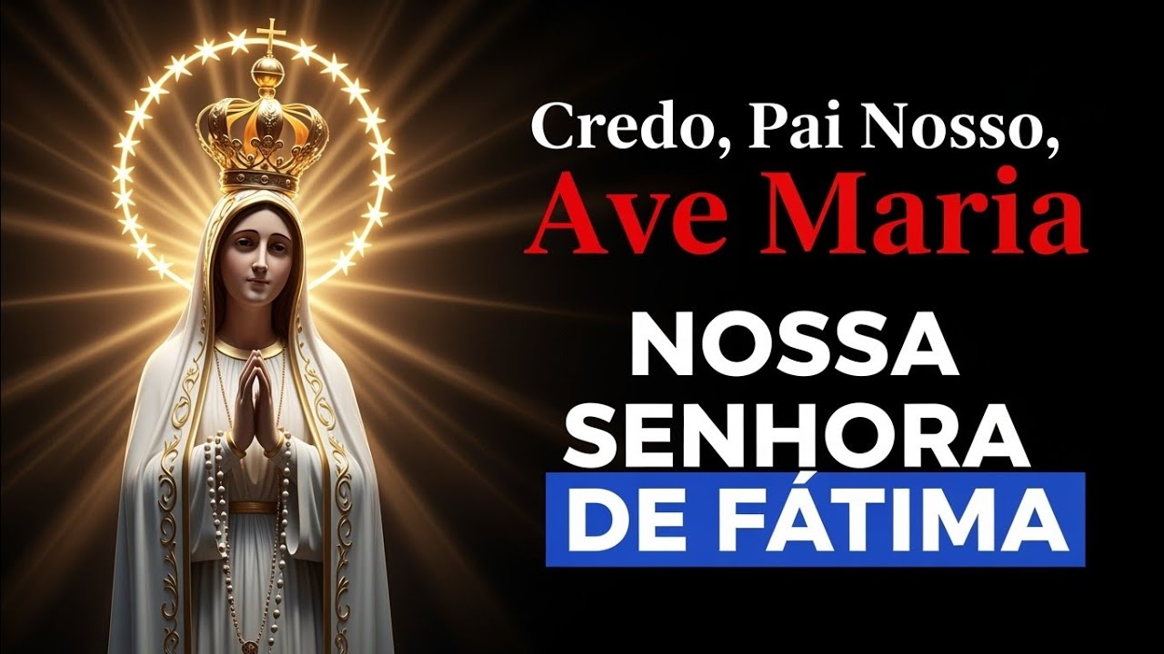 Corrente De Oração Das Causas Urgentes - Credo, Pai Nosso, Ave Maria, #nossasenhoradefatima