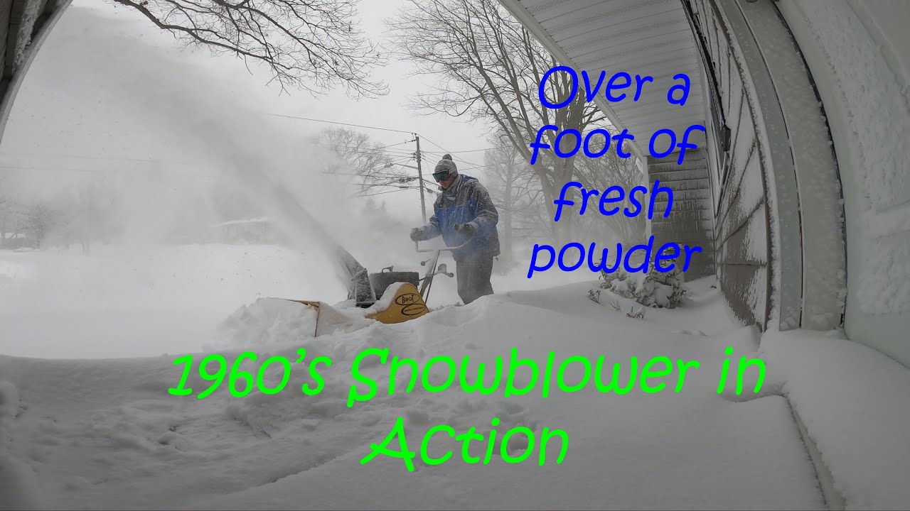 Bob-Cat Snow Thrower | Vintage Classic Snow blower | Long Island Nor'Easter 2021