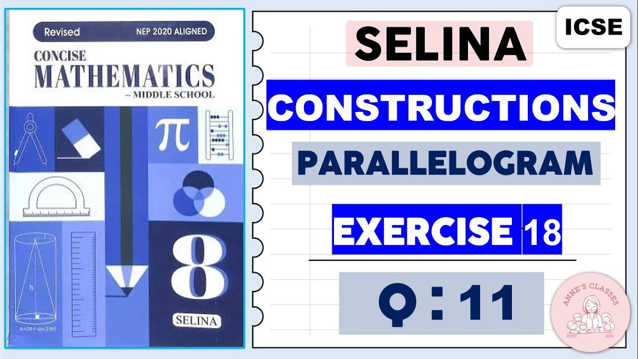 CONSTRUCTIONS, EXERCISE 18. QUESTION 11 @ selinasolutions