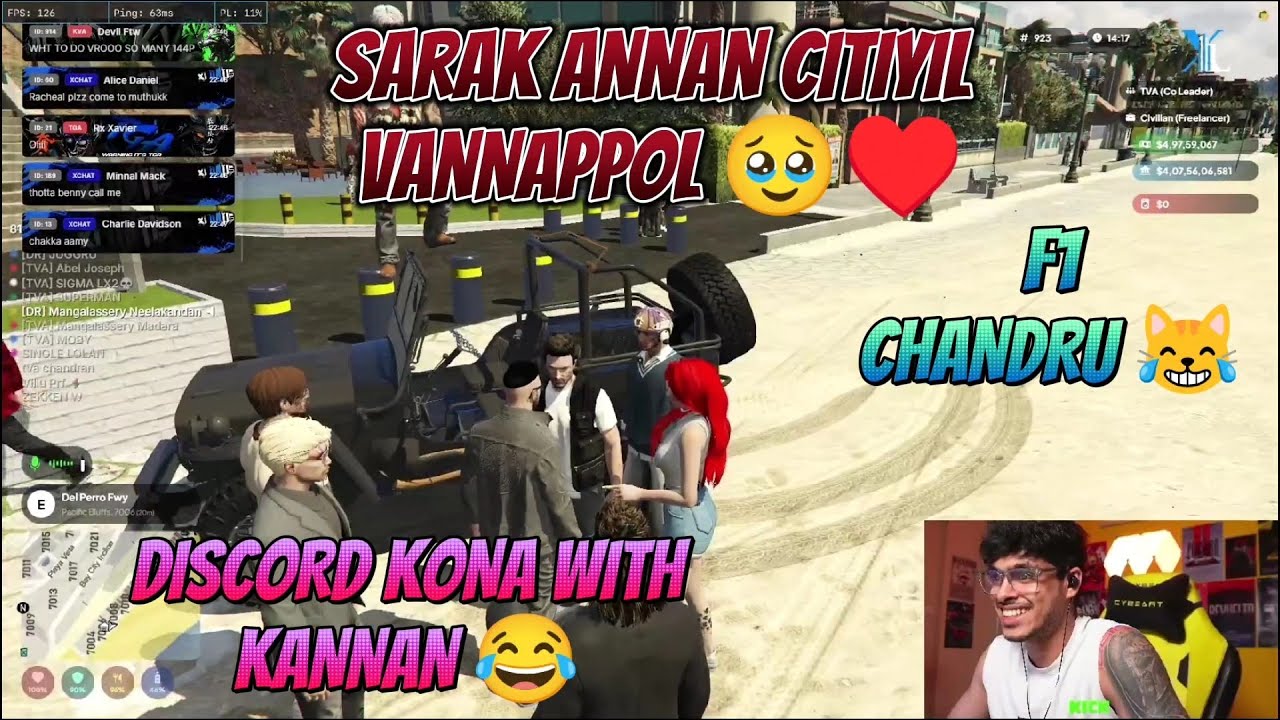 SARAK ANNAN CITIYIL VANNAPPOL 🥹♥️ DISCORD KONA WITH KANNAN 😂 