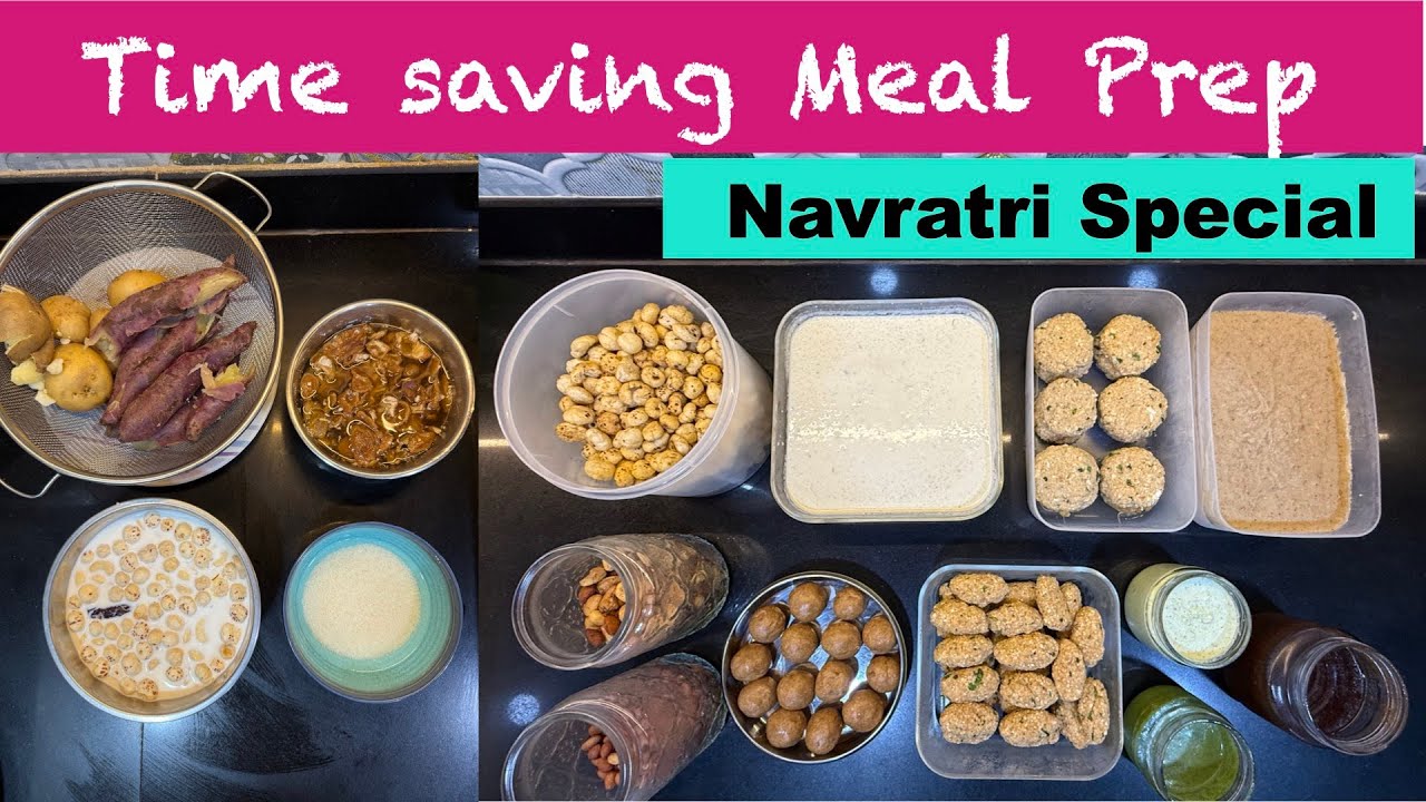 एक घंटे की Meal Prep और हर उपवास में अब मिलेगा आराम ।Time Saving, Fasting = Feasting Meal Prep