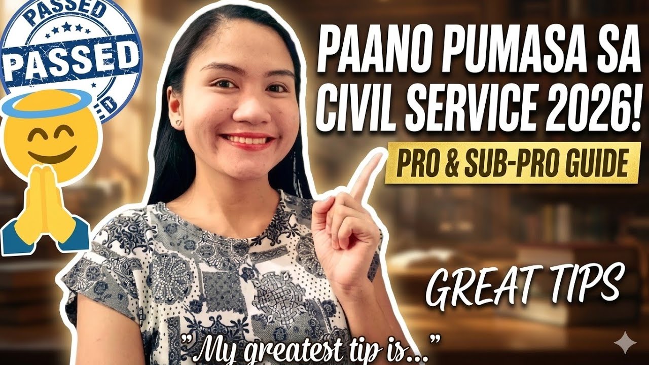 PAANO PUMASA SA CIVIL SERVICE EXAM 2026 PROFESSIONAL AT SUB-PROFESSIONAL LEVEL? | NAYUMI CEE 😇