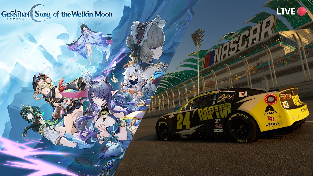 Genshin Archon Quest Live 🔥 | Genshin Impact Story + Crew Motorfest Later