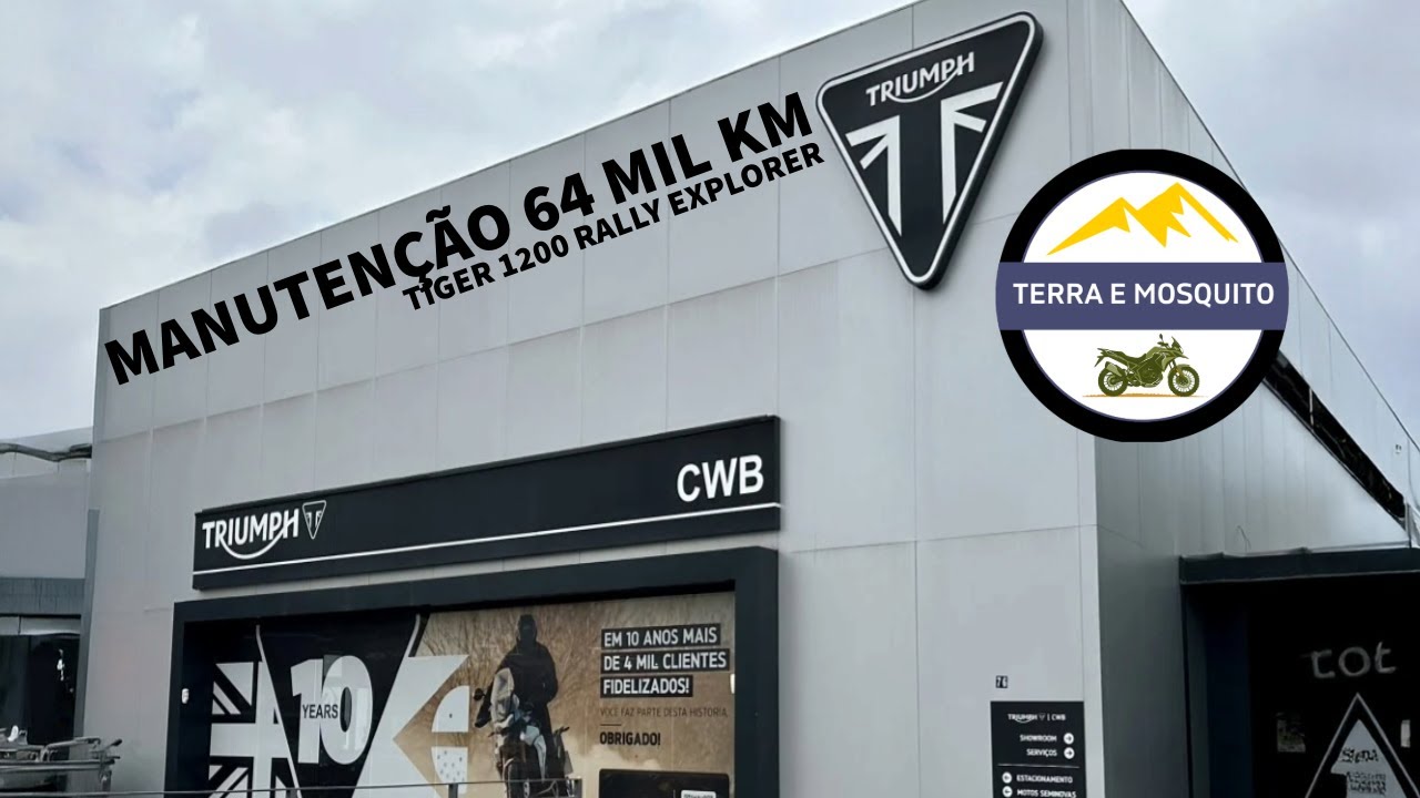 Manutenção da Triumph Tiger 1200 Rally Explorer aos 64.000 km – Só Estrada! Quanto Custou?