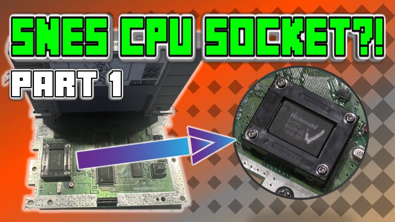 SNES Repair: Broken Traces & Burn In Test Socket (Part 1)