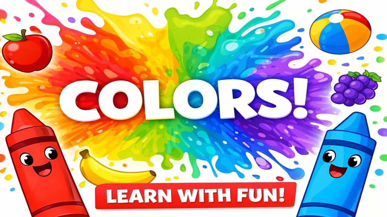 Learn Colors for Kids | Colors Name in English