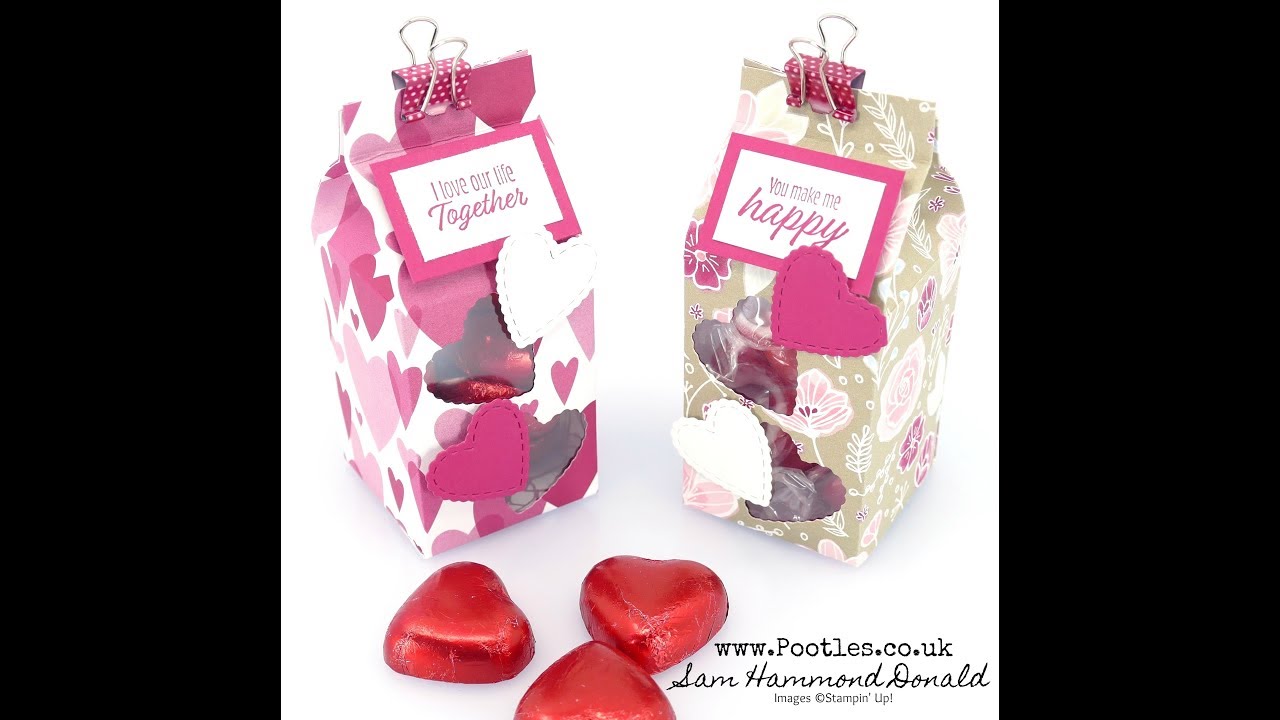 SpringWatch 2019 Window Valentine Box using All My Love & Meant To Be