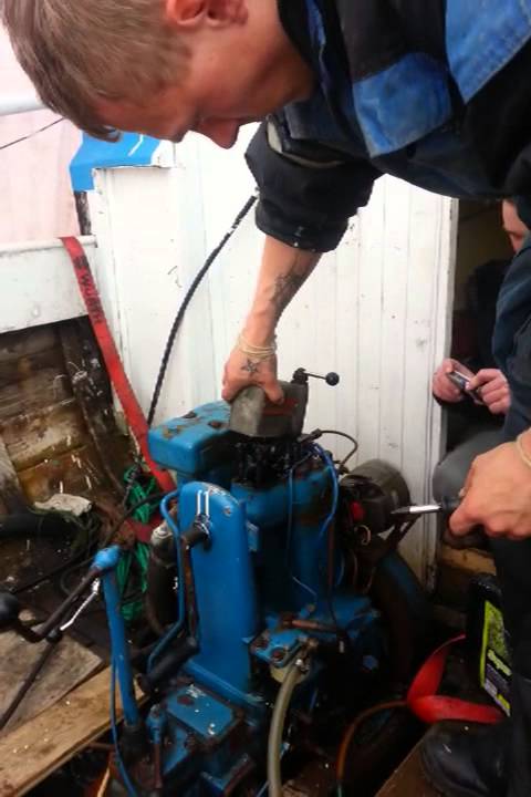 Starting up my 94.mod sabb diesel type g 10 hp