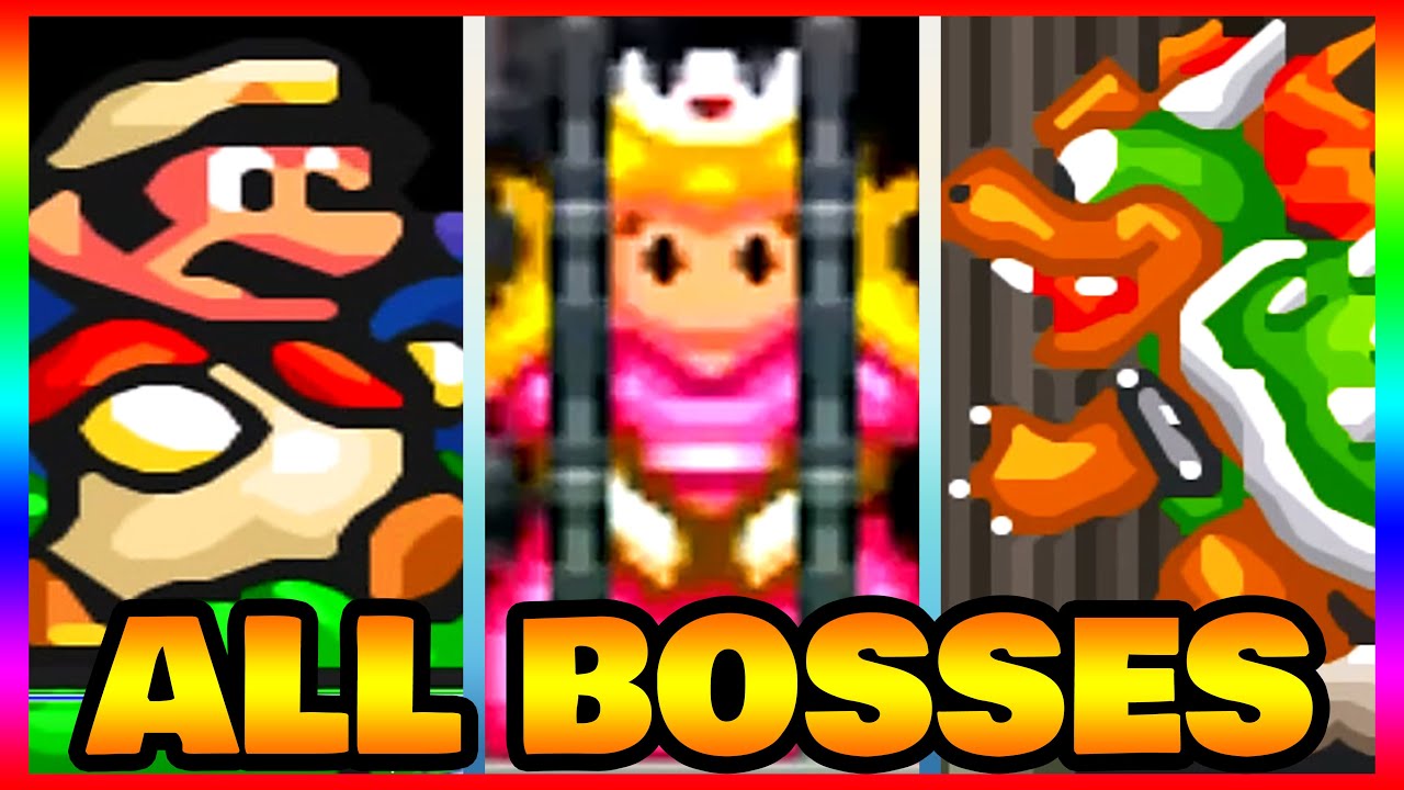Super Mario Bros 3: Mario Forever - All Bosses (No Damage).