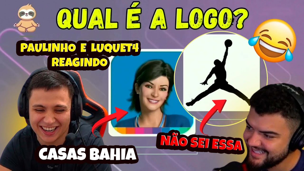 PAULINHO O LOKO E LUQUET4 FAZ QUIZ DE LOGO (MARCAS) - ZEN QUIZ