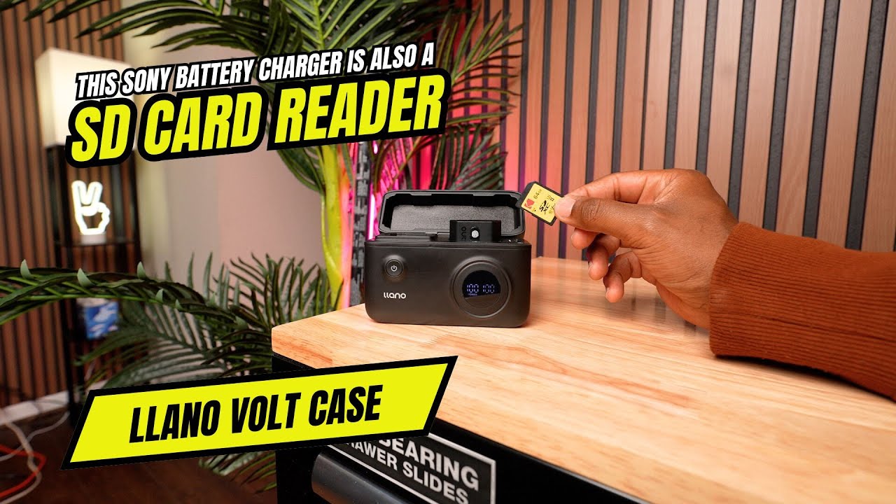 This Sony Battery Charger is also a SD Card Reader | Llano Volt Case