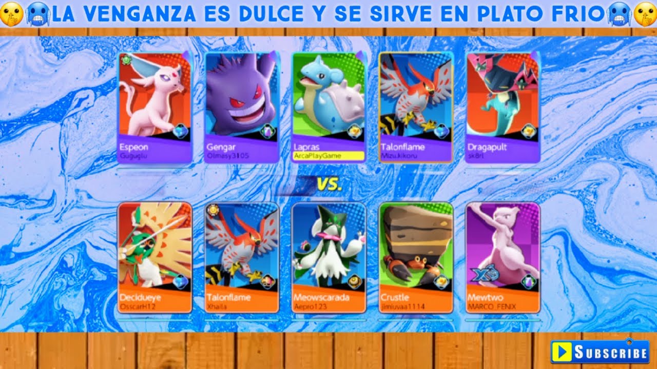 🤫🥶LA VENGANZA ES DULCE Y SE SIRVE EN PLATO FRÍO🥶🤫|#pokemon #pokemonunite #videoviral|ESTOY EN ÉLITE🍷