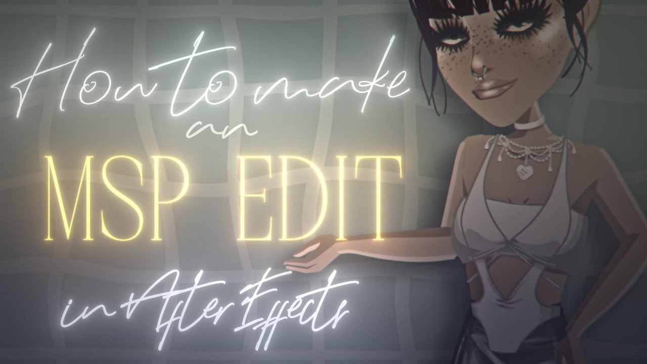How to Make an MSP edit in After Effects! | Animation + 3D Camera (REQUESTED)