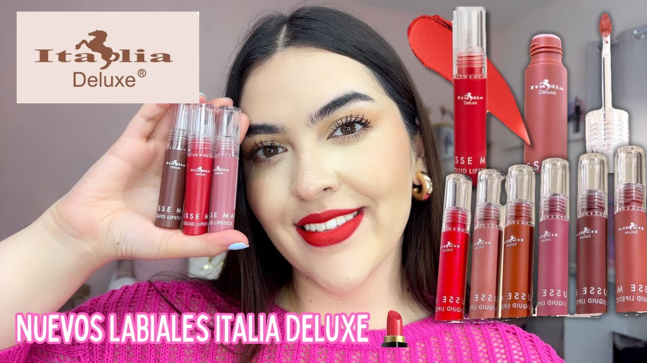 Italia Deluxe Lanzó Nuevos Labiales|Los Probamos Todos 💄🩷