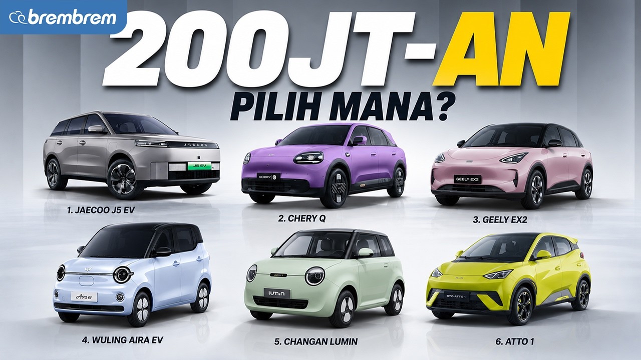 BERBURU MOBIL LISTRIK 200JUTAAN DI GIIAS 2026, PILIH MANA?