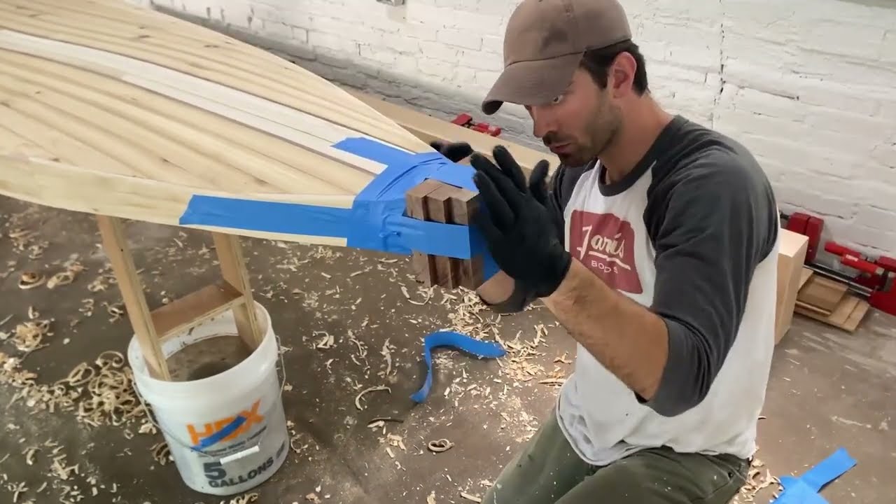 How to Make a Wood Paddle Board - #11 Adding Nose & Tail Blocks