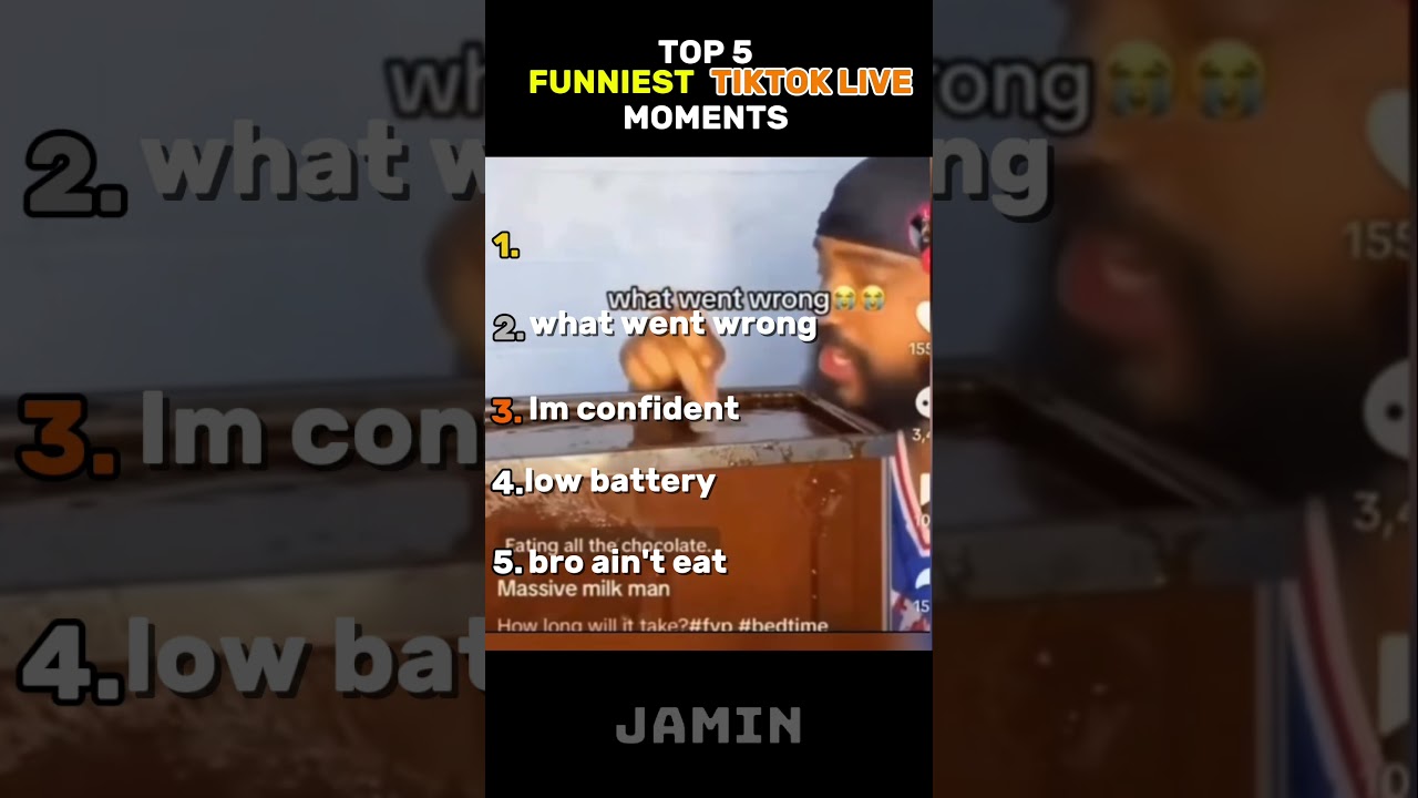TOP 5 FUNNIEST TIKTOK LIVE MOMENTS #funnymoments#live#funnyvideo#top5