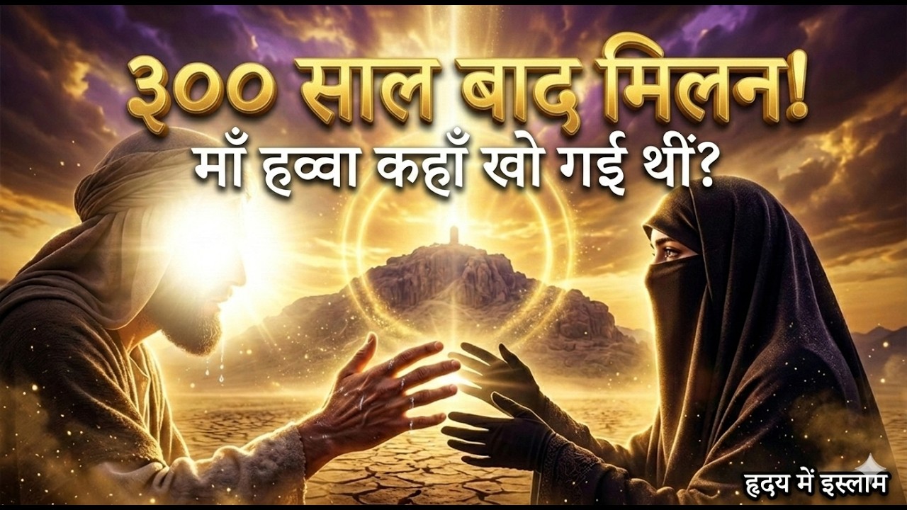 जन्नत से ज़मीन तक! आदम(अ.स)और हव्वा की जुदाई और अराफात के मैदान में मिलन की कहानी 🥺 | Dil Mein Islam