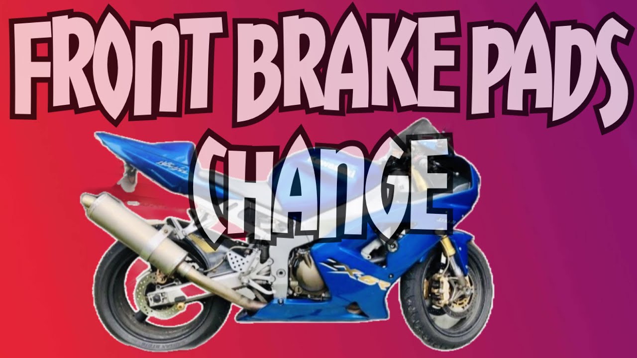 FRONT BRAKE PADS CHANGE // Kawasaki Ninja ZX-6R