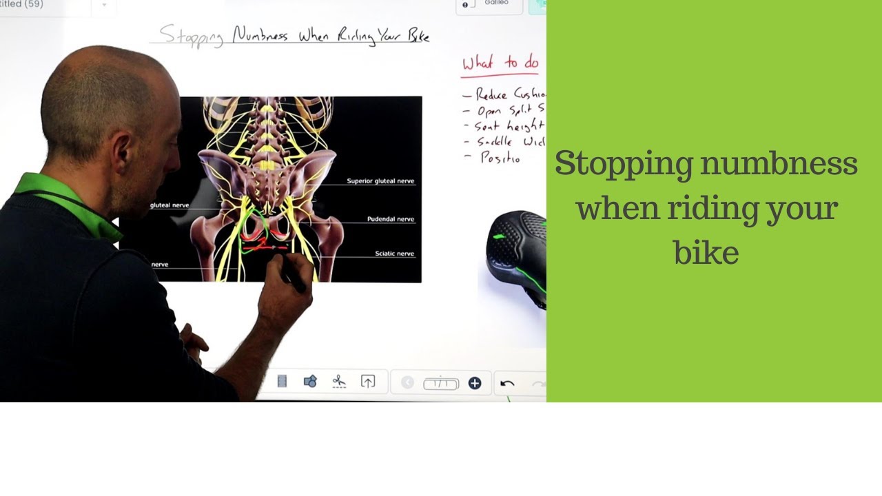 Stopping numbness when riding your bike