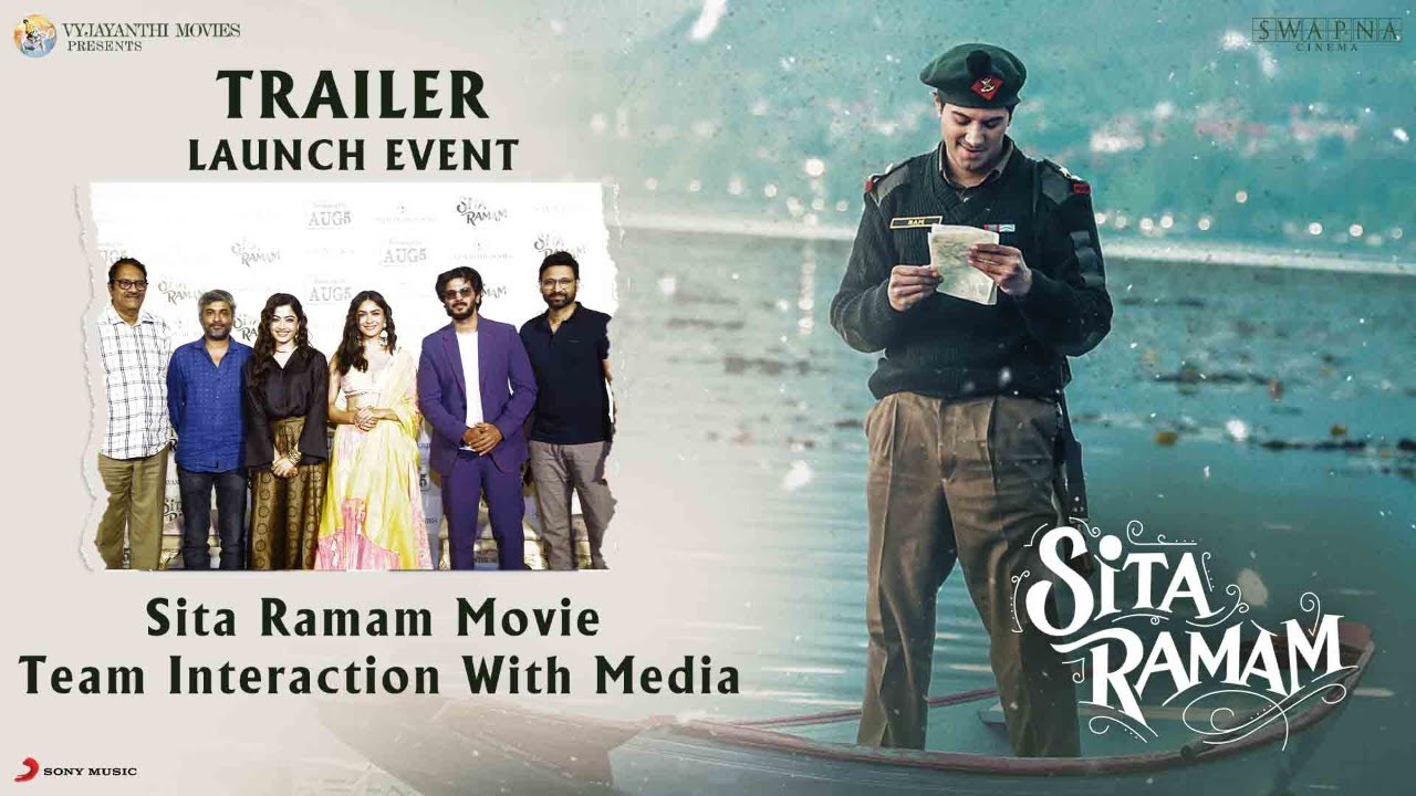 Sita Ramam Movie Team Interaction With Media | Dulquer | Mrunal | Rashmika | Sumanth | Hanu