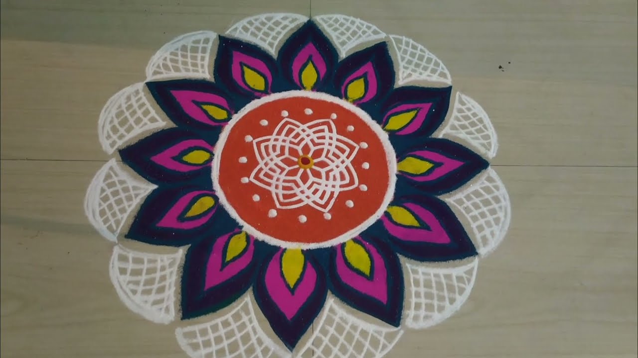 Rangoli design....#rangoliart 