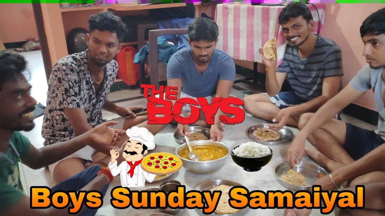 Boys Chapati Blog | Sunday Cooking | Boys Cooking | Egg Gravy | Mohanrun