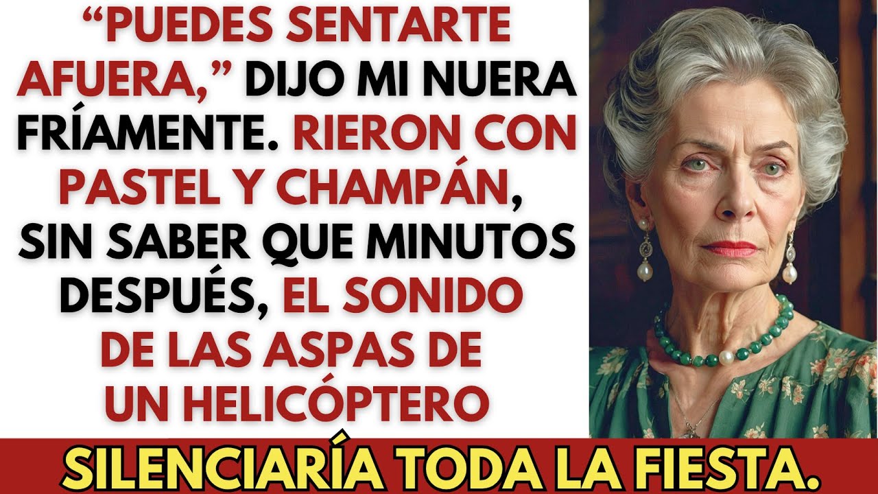 Mi Nuera Me Sentó Afuera en el Cumpleaños de Mi Hijo — Luego Llegó Mi Helicóptero