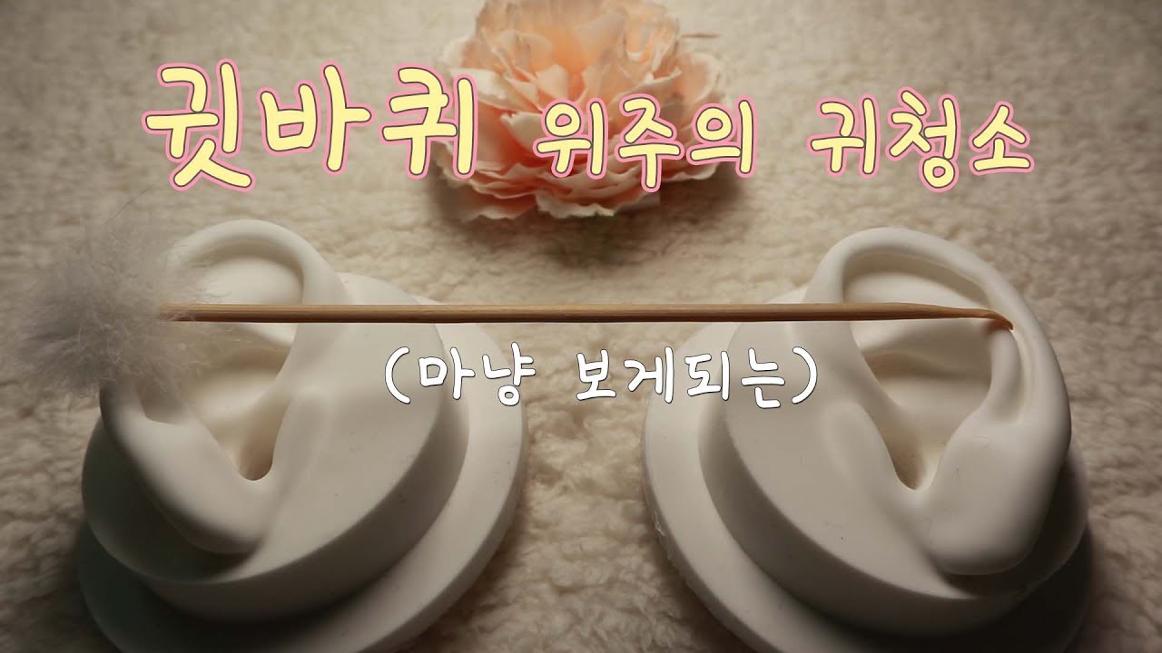 [마냥 MaNyang ASMR] 귓바퀴 위주의 귀청소 ASMR_Korean ear cleaning asmr