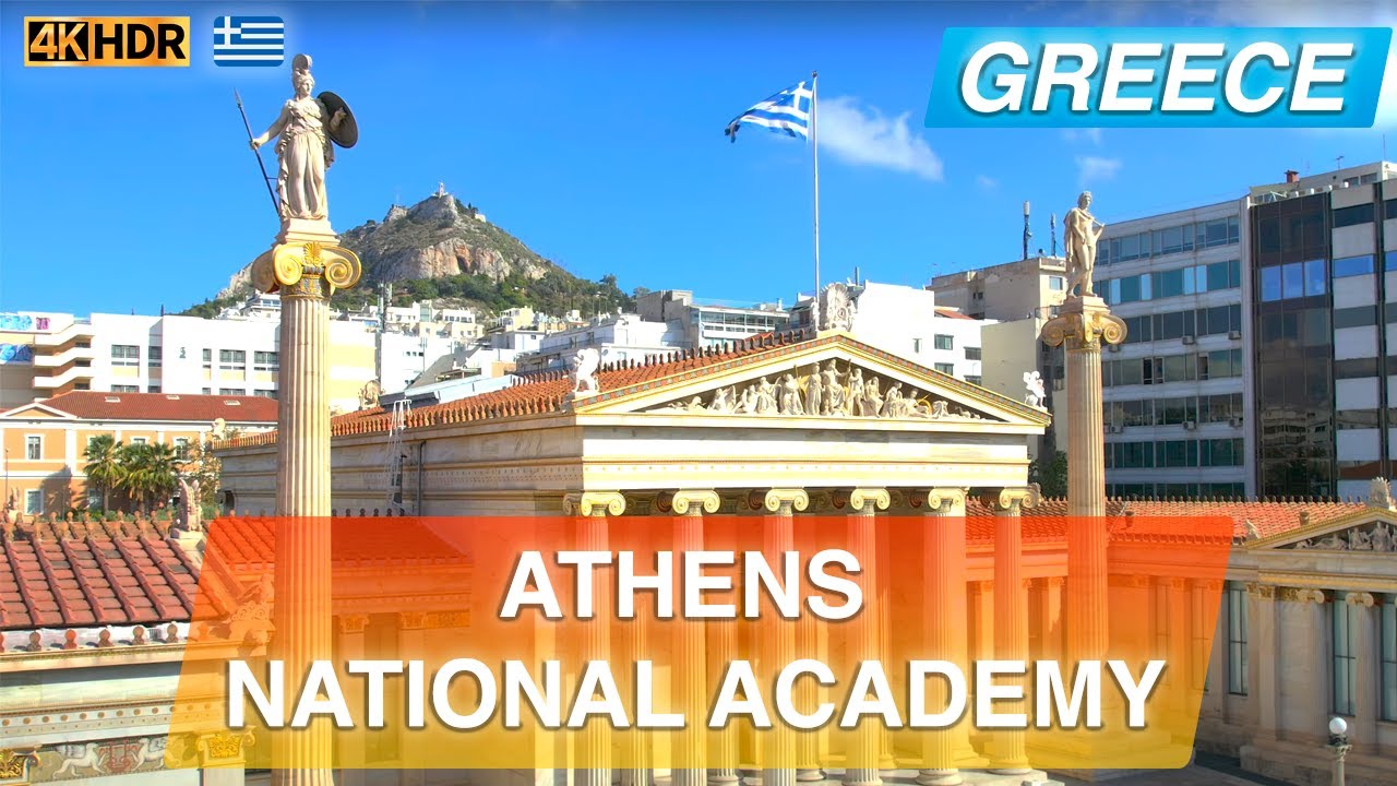 ATHENS NATIONAL ACADEMY, GREECE 4K 60 FPS HDR