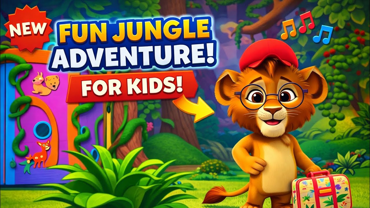 Cute Baby Lion Adventure | Kids Cartoon Animation