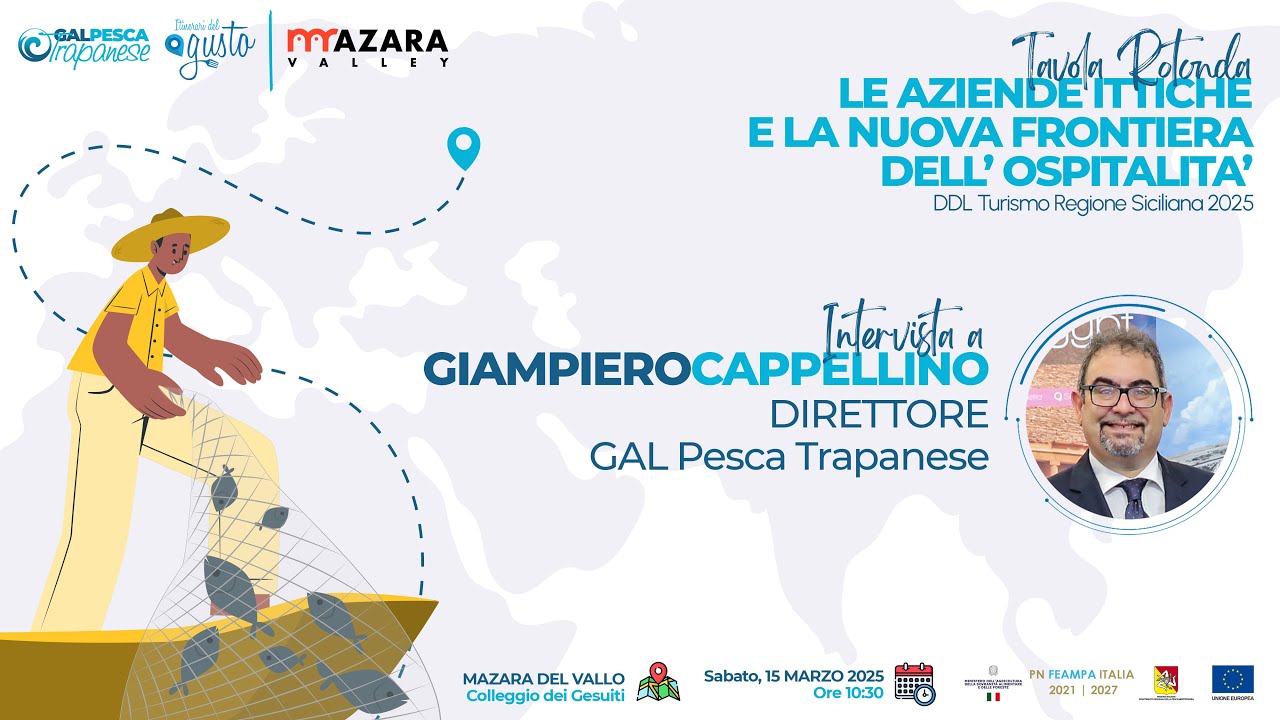 Q&A con Giampiero CAPPELLINO - Direttore Gal pesca Trapanese