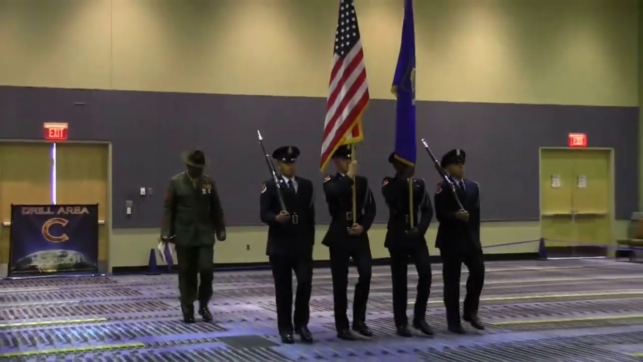 John Jay Silver Eagles ColorGuard NHSDTC 2018