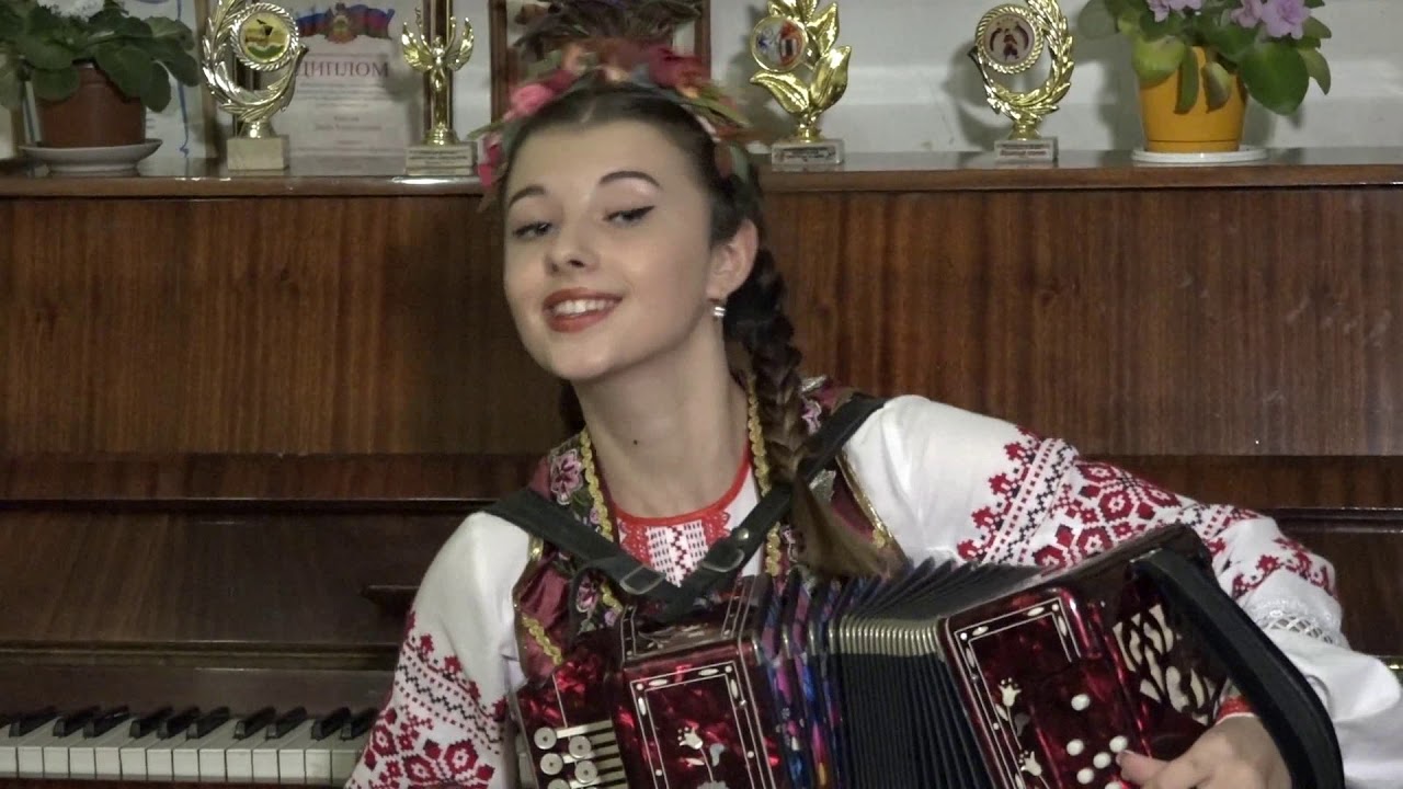 1 часть домашнего концерта гармошка Диана Рабочая