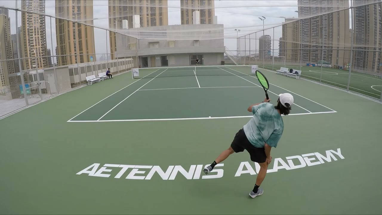 Tennis Singles Practice With IK 1