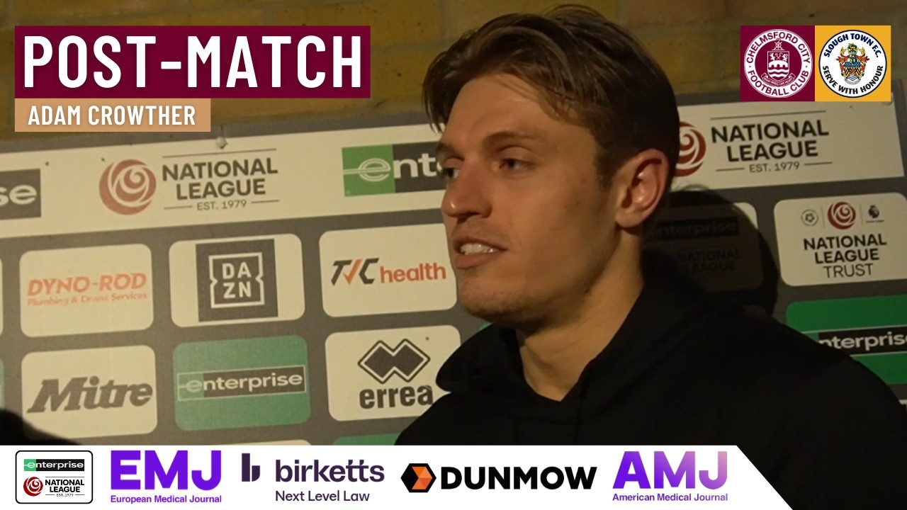 Adam Crowther Post Slough Town (H)