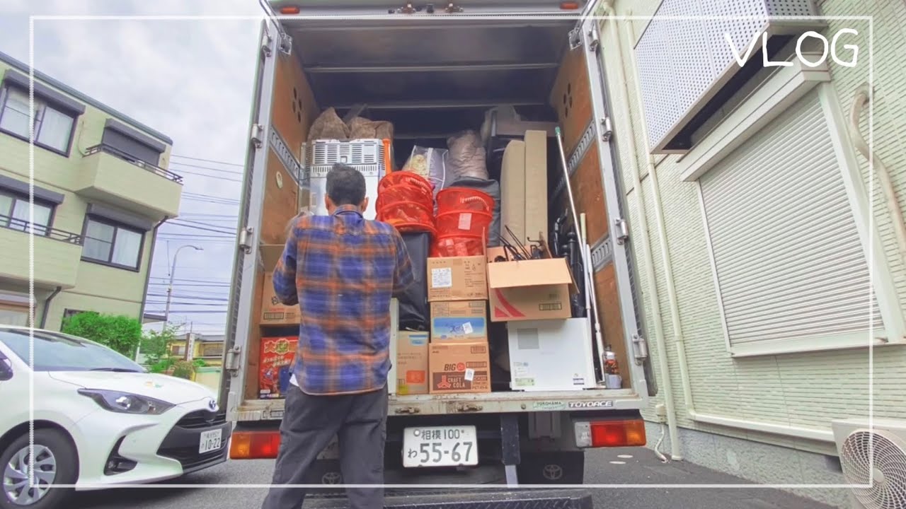 [日本生活VLOG][日本語字幕]新しい家にお引越しする動画。些細な日本生活。久しぶりの動画のアップロード、すみません！！！