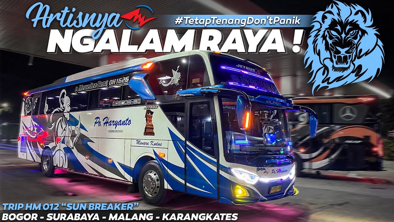TERNYATA BENAR BUS INI MEMANG BUKAN SEMBARANG MERCY BIASA🤔‼️ Trip HM 012 