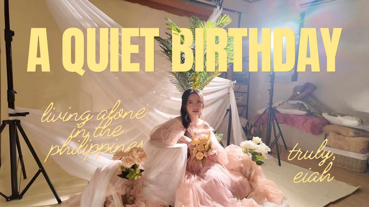 how i spent my birthday living alone in the philippines | fairy-themed shoot & new camera 🎥 🧚 🎂 