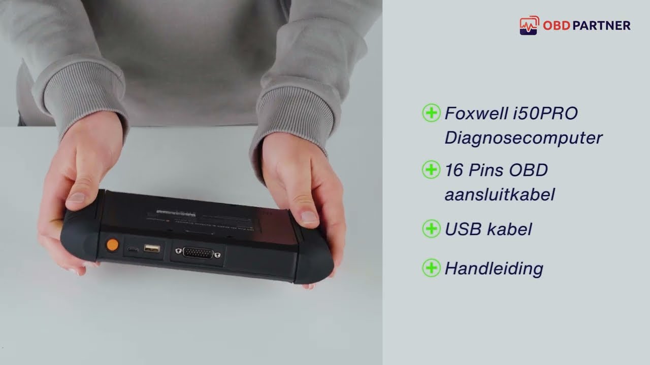 Foxwell i50PRO NL – Professional OBD1/OBD2/EOBD Diagnosecomputer met service functies