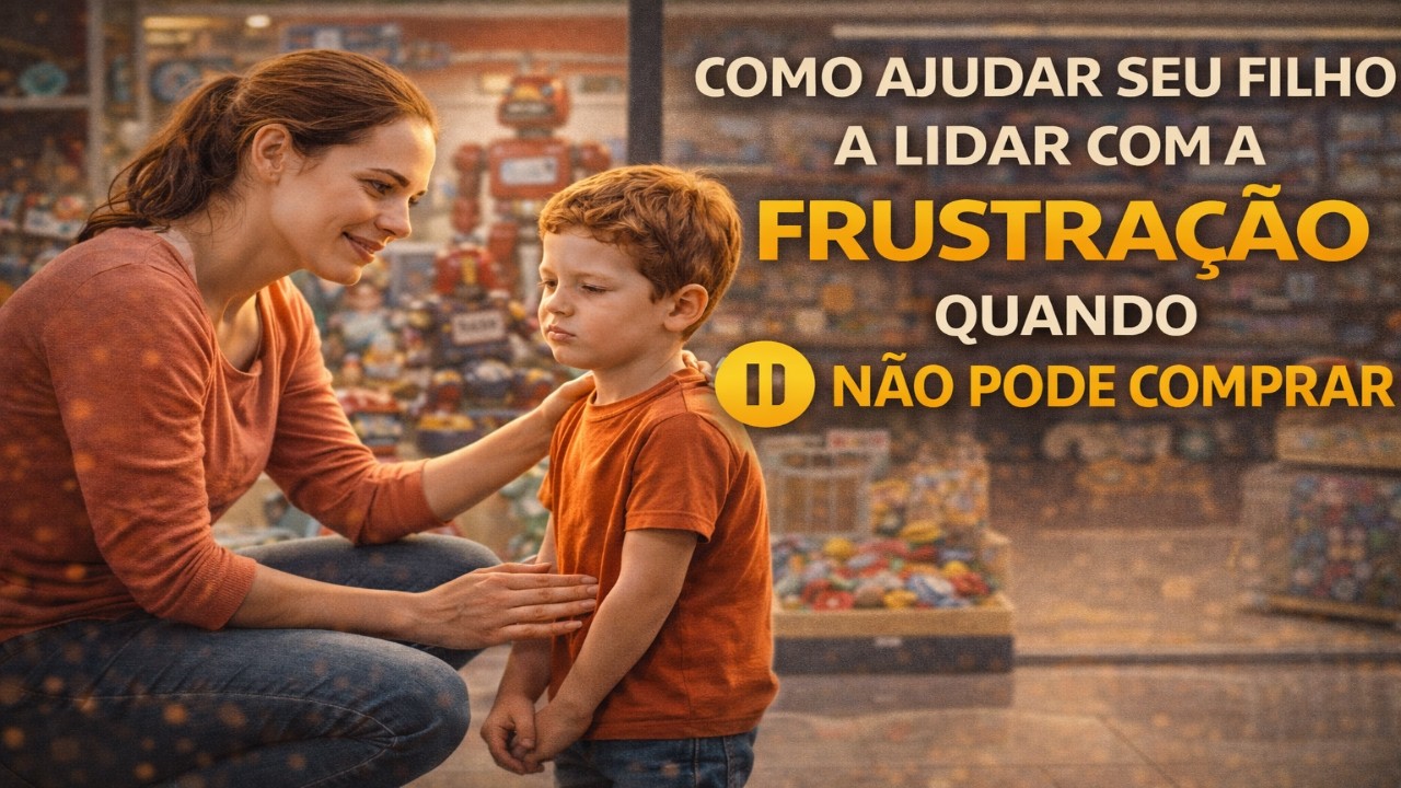 Como ajudar seu filho a lidar com a FRUSTRAÇÃO quando não pode comprar