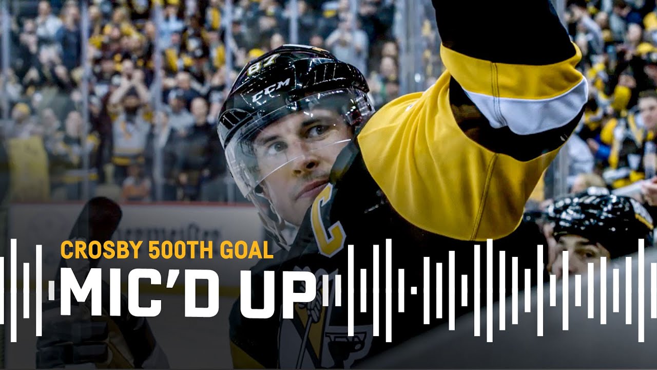 Mic'd Up: Sidney Crosby's 500th Goal | Pittsburgh Penguins