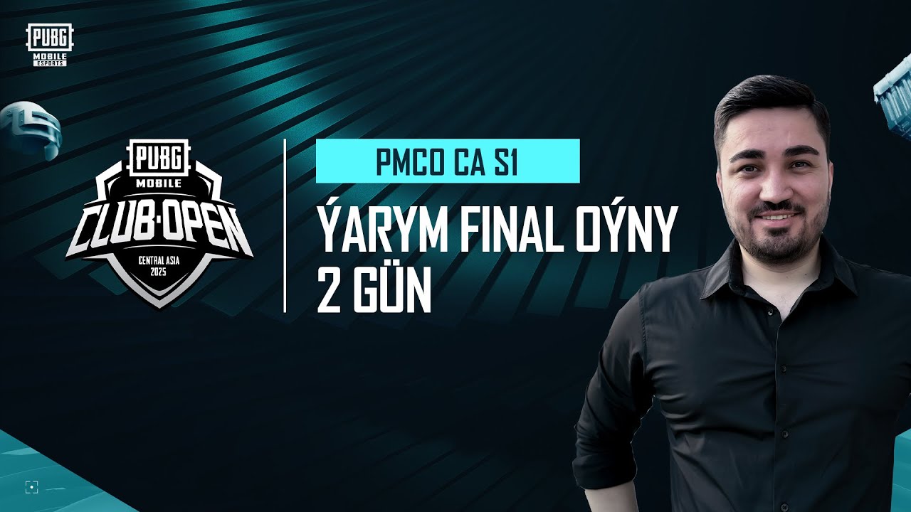 2025 PMCO Merkezi Azi&yacute;a &Yacute;arym finaly | 2-nji g&uuml;n | B topary | #2025PMCOCA #PUBGMESPORTS #PUBGMOBILE