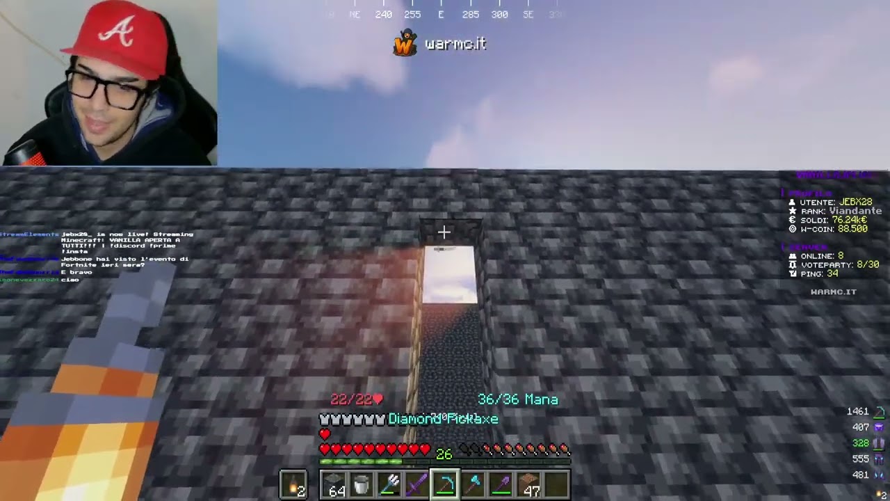 VANILLA APERTA A TUTTI!!! | !discord !prime !insta