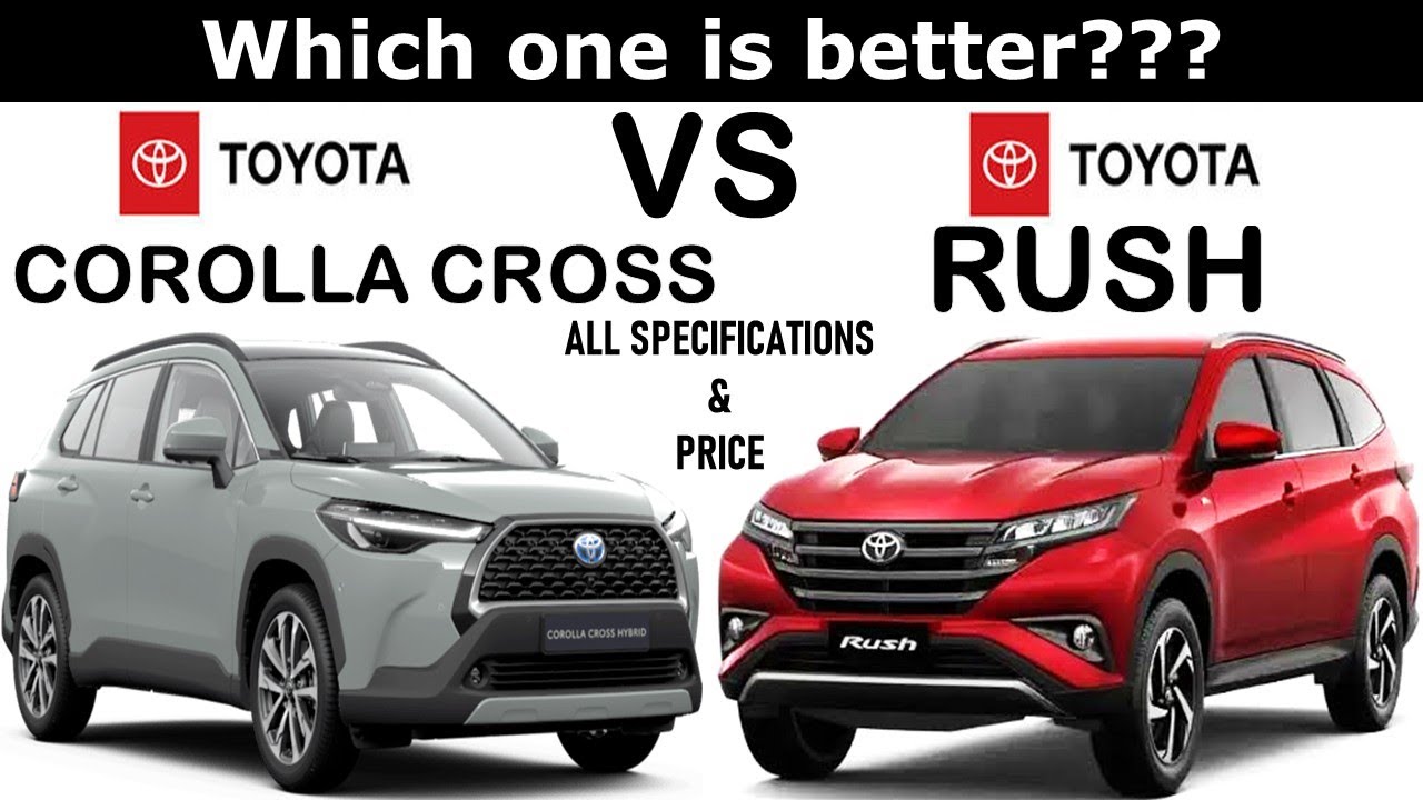 ALL NEW Toyota COROLLA CROSS Vs ALL NEW Toyota RUSH | Which one is better ?